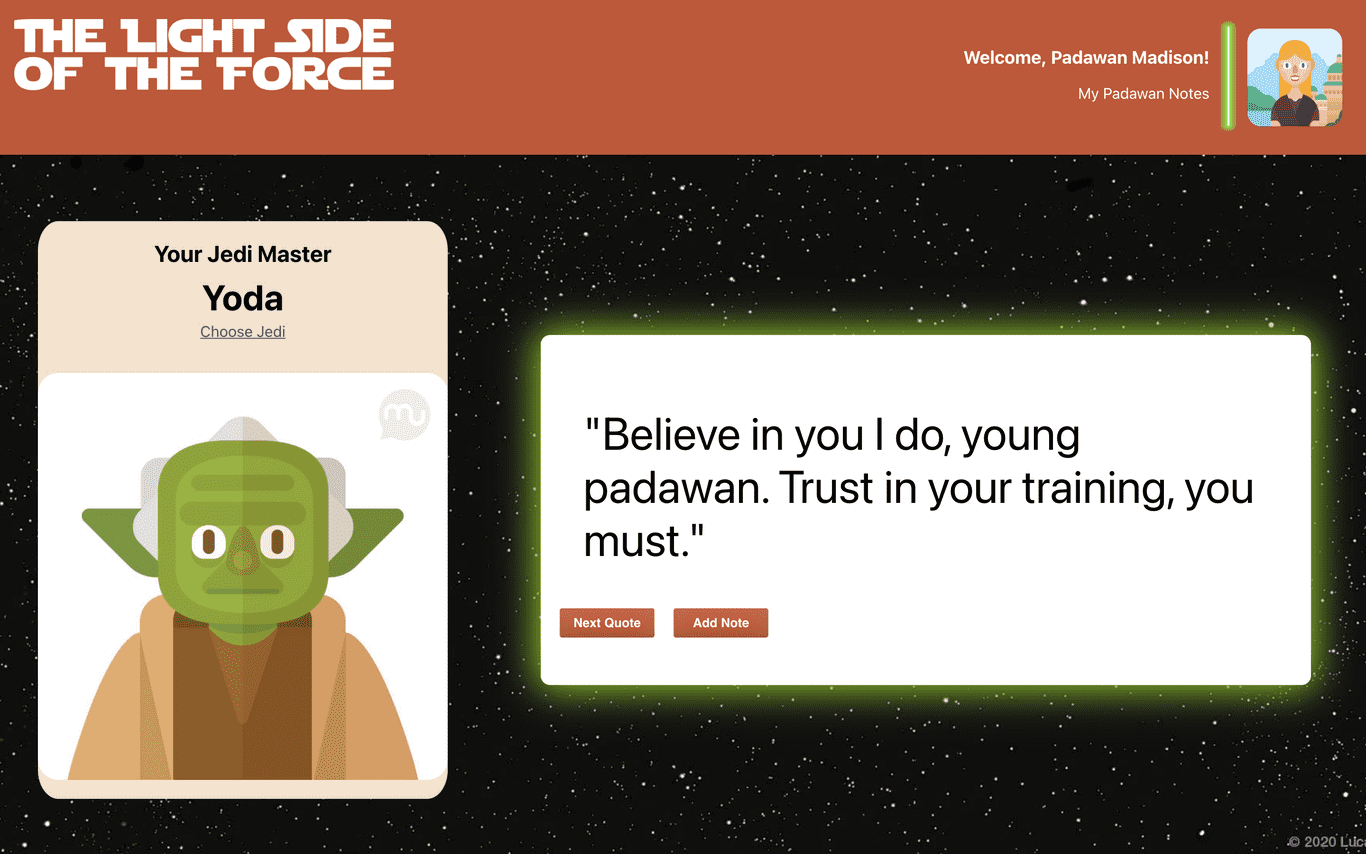 The Light Side of the Force
